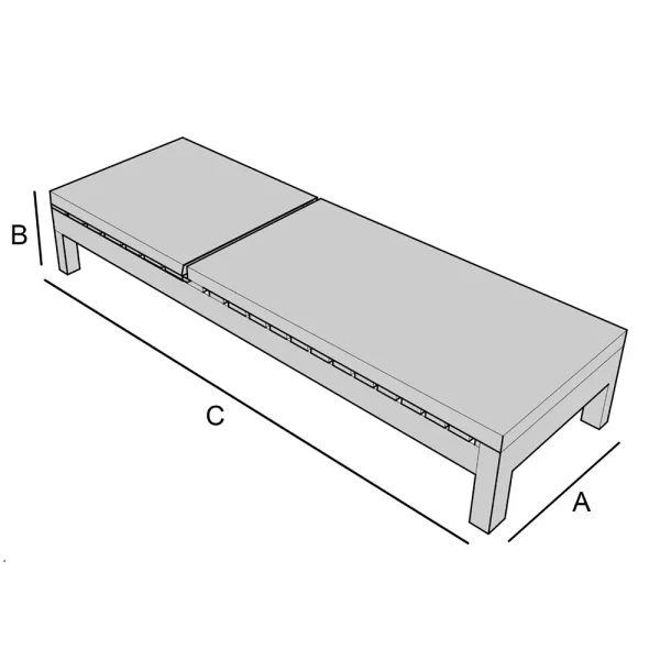 copertura per lettino prendisole