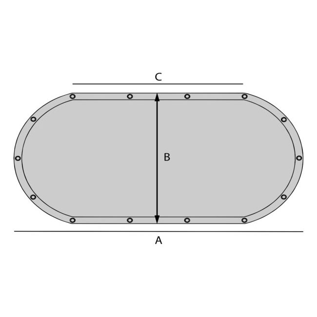 Telo piatto in PVC – Ovale - La Manifattura