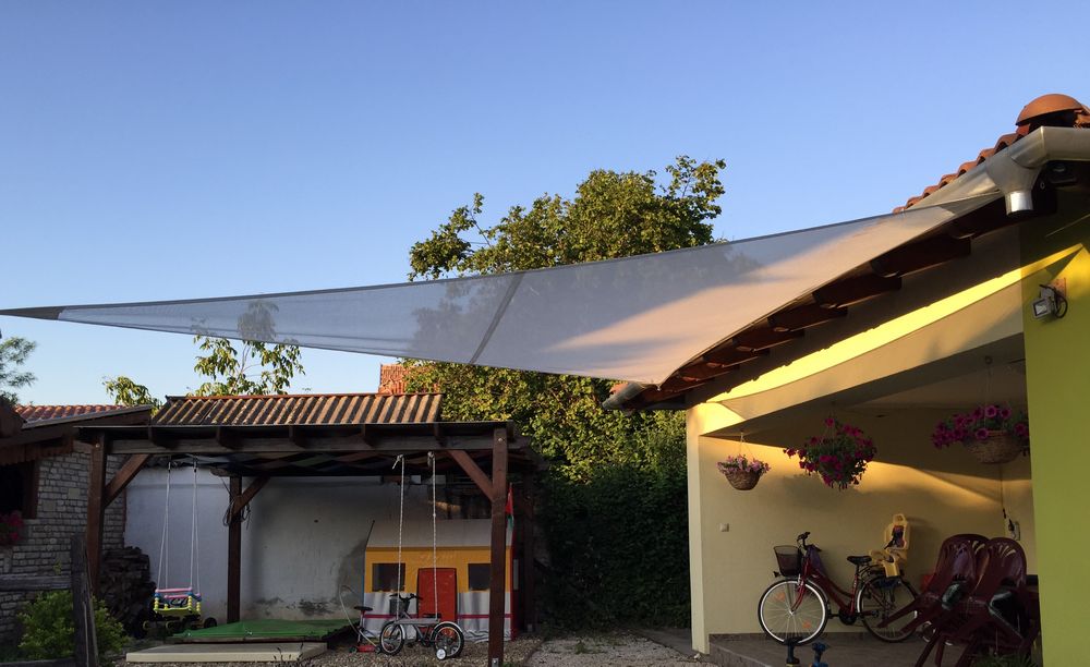 AKTIVE Vela Ombreggiante Rettangolare 300x200 Cm Bianca Per