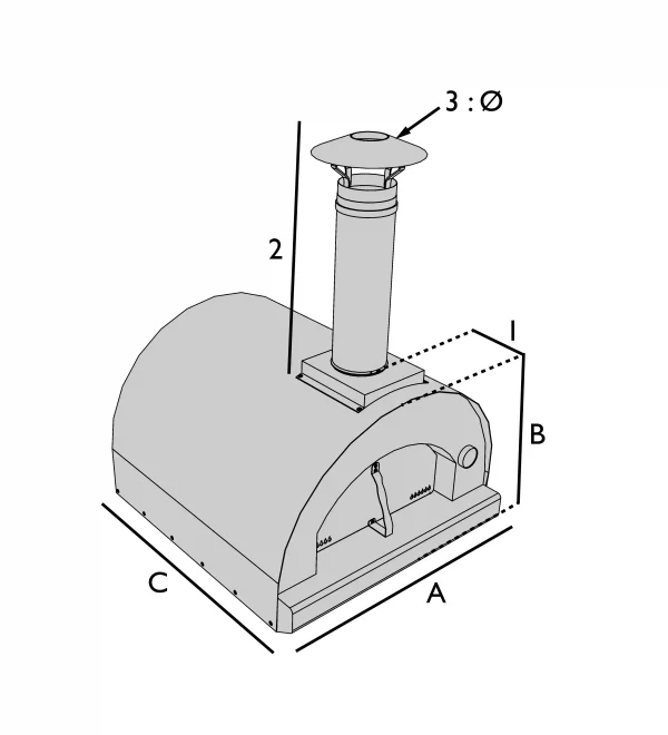 Copertura per forno da pizza