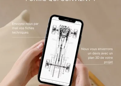 SI vous ne trouvez pas la forme qui convient, contactez nous