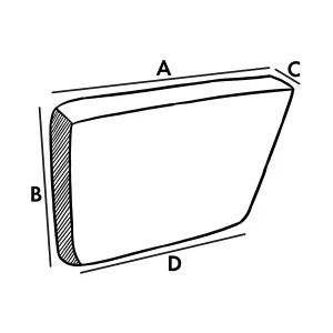 Cuscino interno - Obliquo destro (schienale)