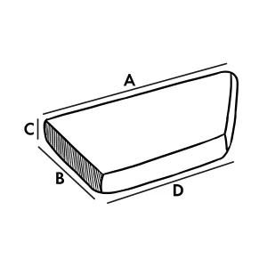 Cuscino interno - Obliquo destro (seduta)