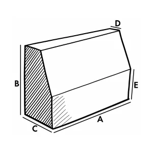 Fodera su misura per cuscino da esterno – Forma Piano