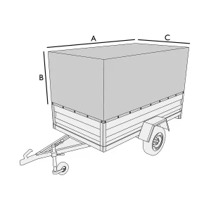 Telo per rimorchio alto