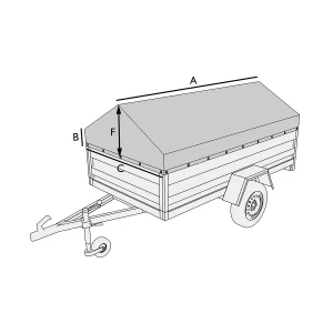 Telone per rimorchio ribassato con braccio